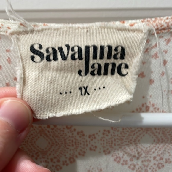 Savanna Jane Floral Embroidered Women's Top - Multicolor - Picture 3 of 6